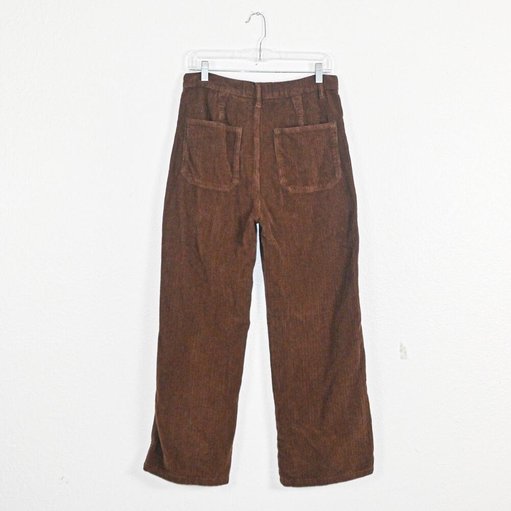 Reformation Alyssa High Rise Wide Leg Corduroy Pants Brown sz 29 - Picture 8 of 10